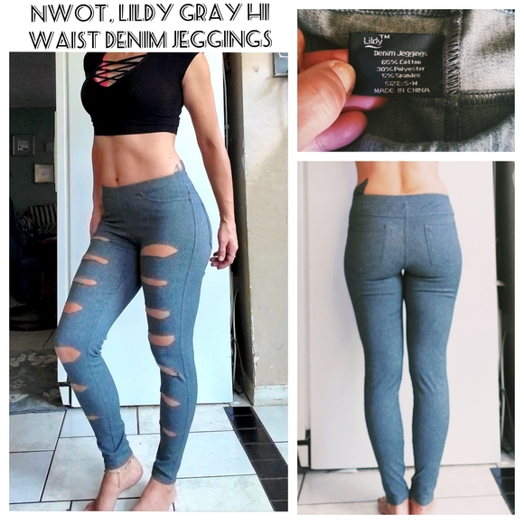 lildy denim jeggings